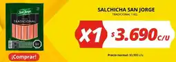 Unimarc San jorge salchicha tradicional oferta