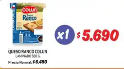 Mayorista 10 Colun queso ranco oferta