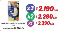Mayorista 10 Nuestra Cocina mayonesa oferta