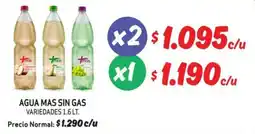 Mayorista 10 Agua mas sin gas oferta