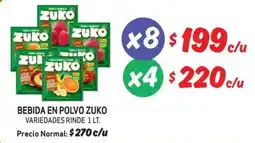 Mayorista 10 Zuko bebida en polvo oferta