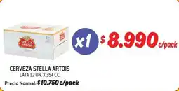 Mayorista 10 Stella Artois cerveza oferta