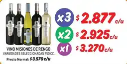 Mayorista 10 Misiones de Rengo vino oferta