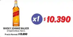 Mayorista 10 Johnnie Walker whisky oferta