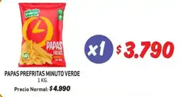 Mayorista 10 Minuto Verde papas prefritas oferta