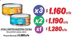 Mayorista 10 Nuestra Cocina atun lomitos oferta