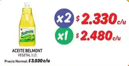 Mayorista 10 Belmont Aceite vegetal oferta