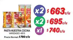 Mayorista 10 Nuestra Cocina pasta oferta