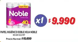 Mayorista 10 Noble papel higiénico oferta