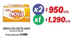Mayorista 10 Nova servilleta coctel oferta