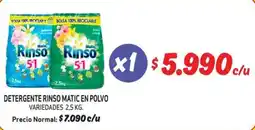 Mayorista 10 Rinso detergente en polvo oferta
