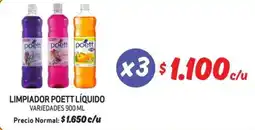 Mayorista 10 Poett limpiador liquido oferta