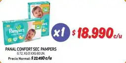 Mayorista 10 Pampers confort sec oferta