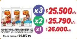Mayorista 10 Master Dog alimento para perros oferta