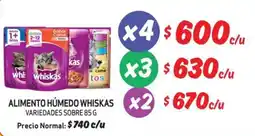 Mayorista 10 Whiskas alimento humedo oferta