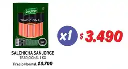 Mayorista 10 San Jorge salsicha oferta