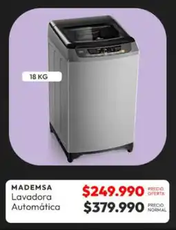 Abcdin Mademsa lavadora automática 18 kg oferta