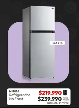 Abcdin Midea refrigerador no frost 266 L oferta