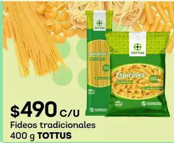Tottus Fideos tradicionales 400 g tottus oferta