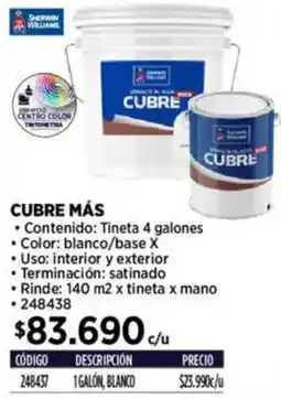 Construmart Cubre más oferta