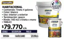 Construmart Ceresita látex habitacional oferta