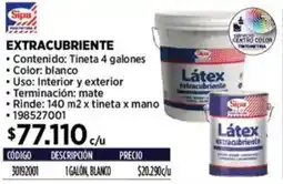 Construmart Sipa extracubriente oferta