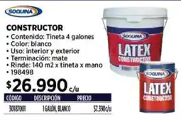 Construmart Soquina constructor oferta