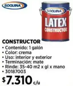 Construmart Soquina latex constructor oferta