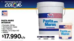 Construmart Sipa pasta muro interior oferta