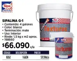 Construmart Sipa sipalina g-1 oferta