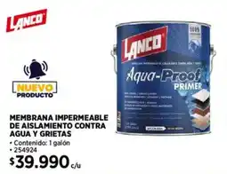 Construmart Lanco membrana impermeable de aislamiento contra agua y grietas oferta