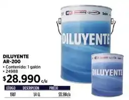Construmart Diluyente AR-200 oferta