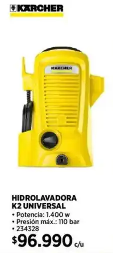Construmart Karcher hidrolavadora k2 universal oferta