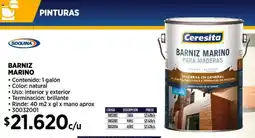 Construmart Soquina barniz marino oferta