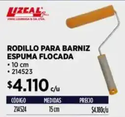 Construmart Lizcal rodillo para barniz espuma flocada oferta