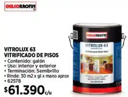 Construmart Chilcorrofin vitrolux 63 vitrificado de pisos oferta