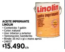 Construmart Linolin aceite imprimante oferta