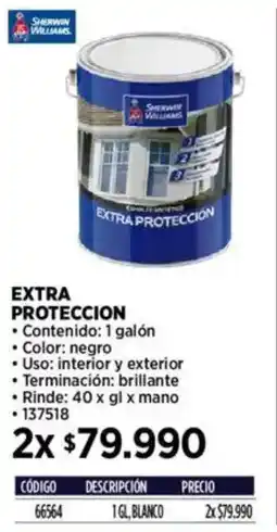 Construmart Sherwin williams extra proteccion oferta