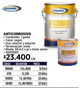 Construmart Soquina anticorrosivo oferta