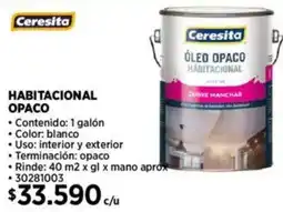 Construmart Ceresita habitacional opaco oferta