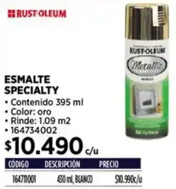 Construmart Rustoleum esmalte specialty oferta