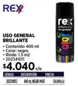 Construmart Rex uso general brillante oferta