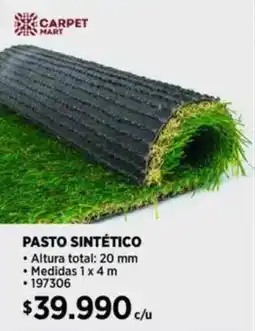 Construmart Carpet mart pasto sintético oferta