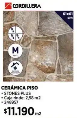 Construmart Cordillera cerámica piso oferta