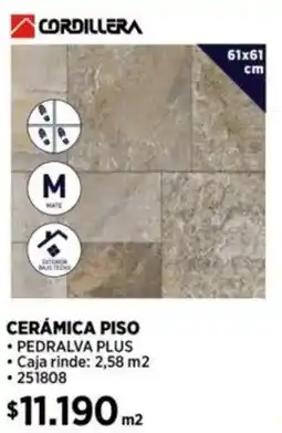 Construmart Cordillera cerámica piso oferta