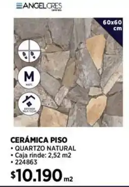Construmart Angelcres cerámica piso oferta