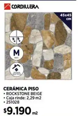 Construmart Cordillera cerámica piso oferta