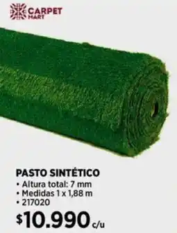 Construmart Carpet mart pasto sintético oferta