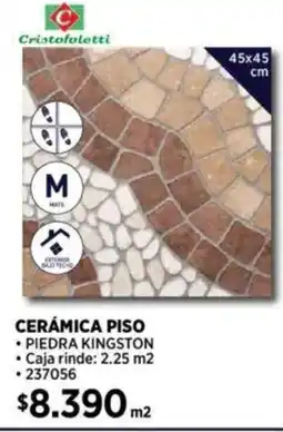 Construmart Cristofoletti cerámica piso oferta