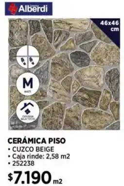 Construmart Alberdi cerámica piso oferta